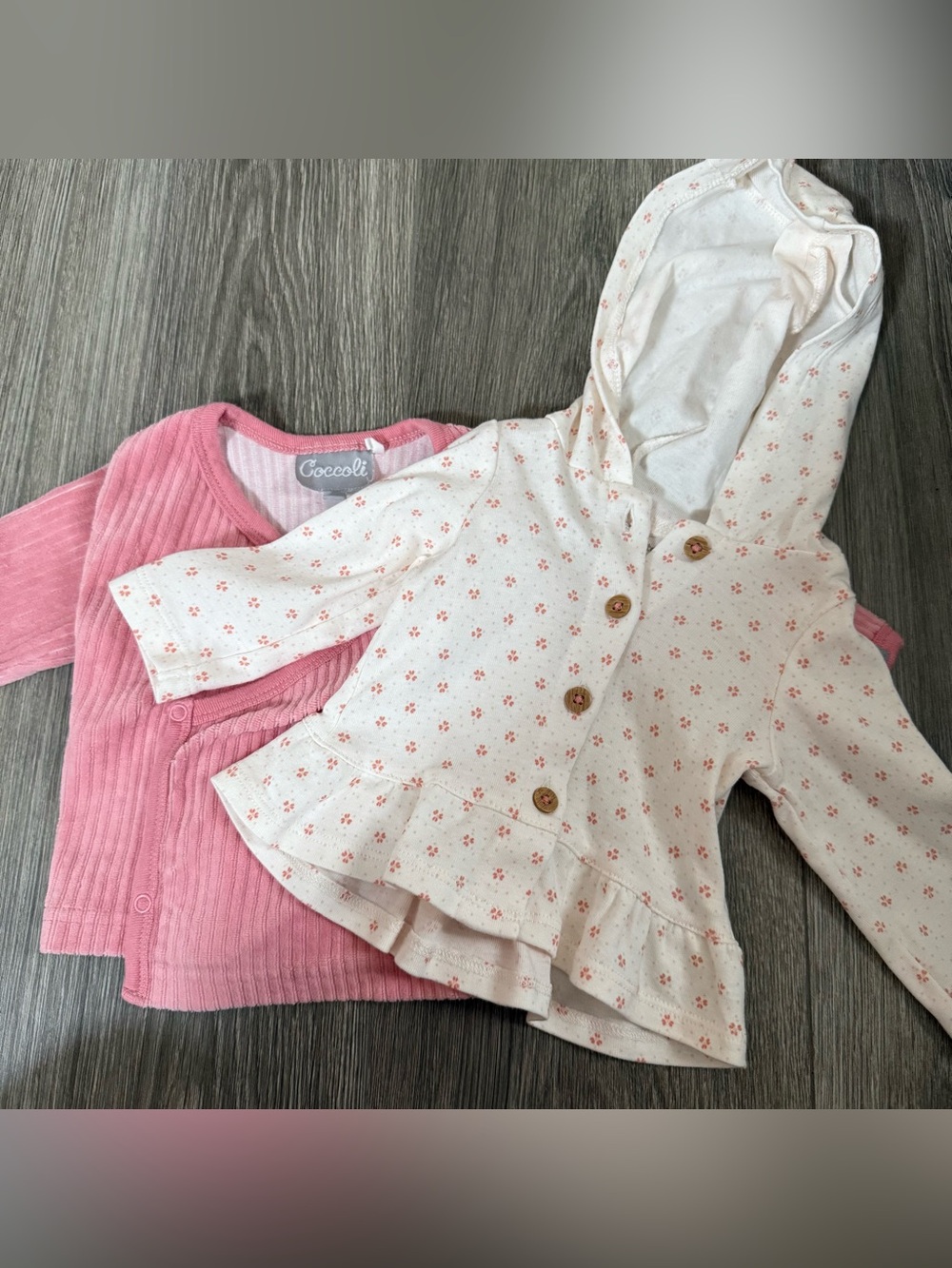 Bundle of Baby Girl Clothes Coccoli & Carter’s 2 Piece Bundle